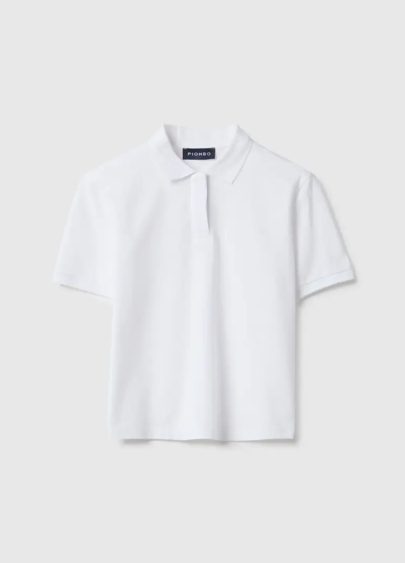 PIOMBO Polo Donna Bianco 4103446