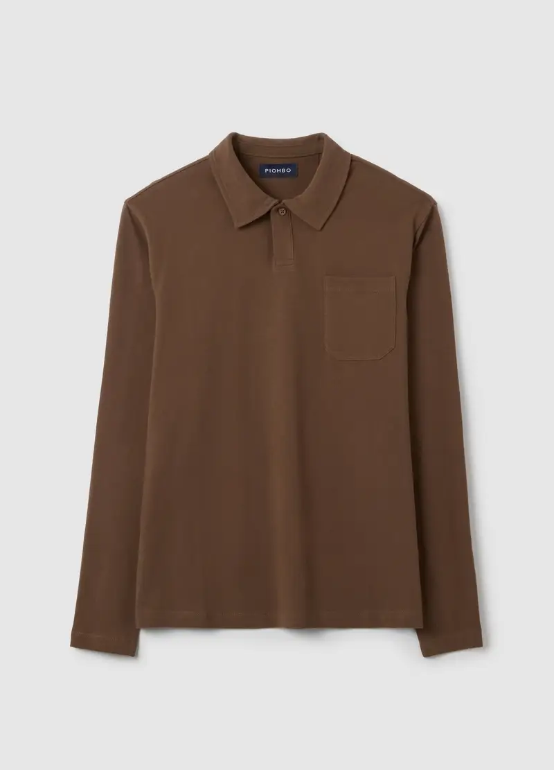 PIOMBO Polo Uomo Marrone 2615993