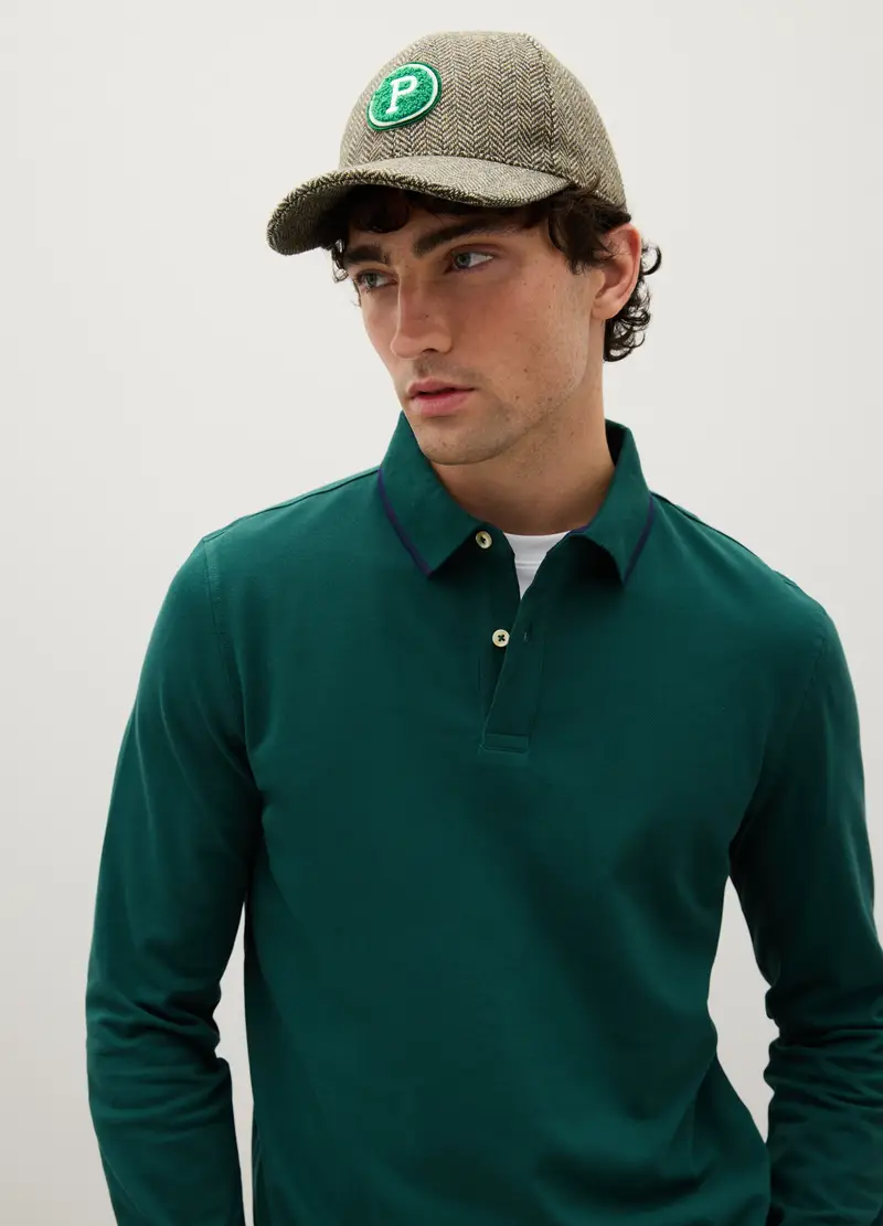 PIOMBO Polo Uomo Verde 3891430 miniatura 3