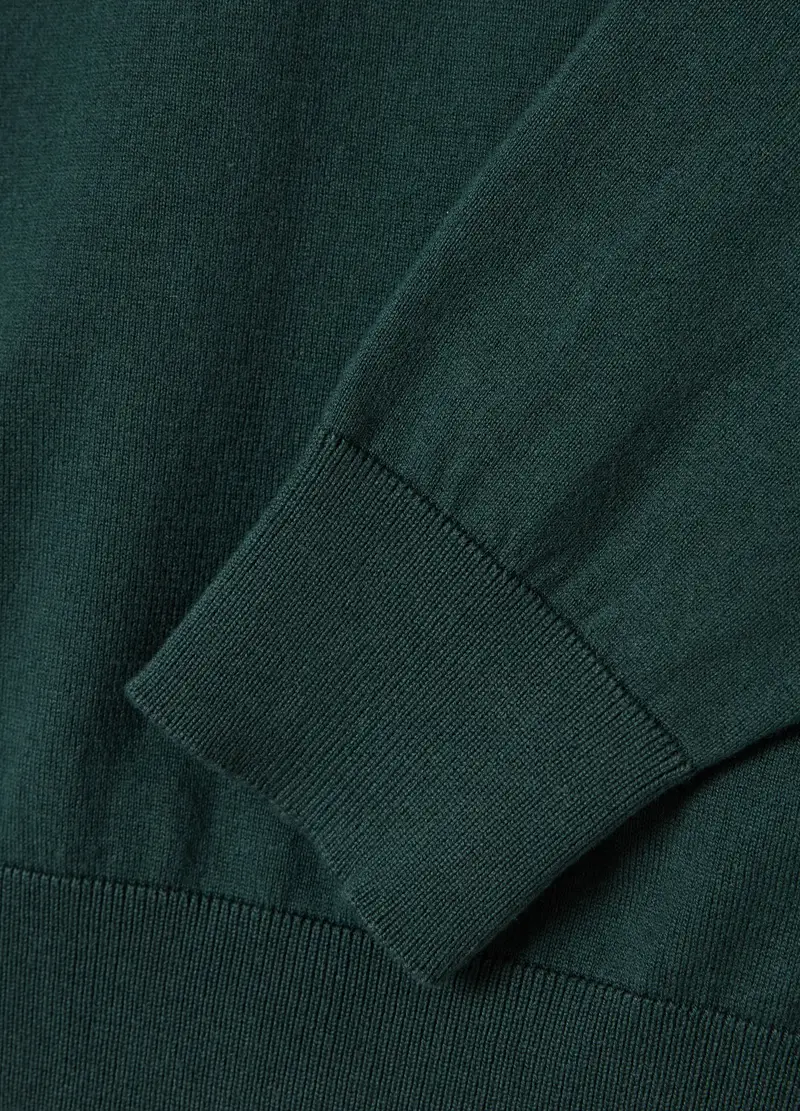 , Pullover Con Scollo Rotondo, Uomo, Verde miniatura 2