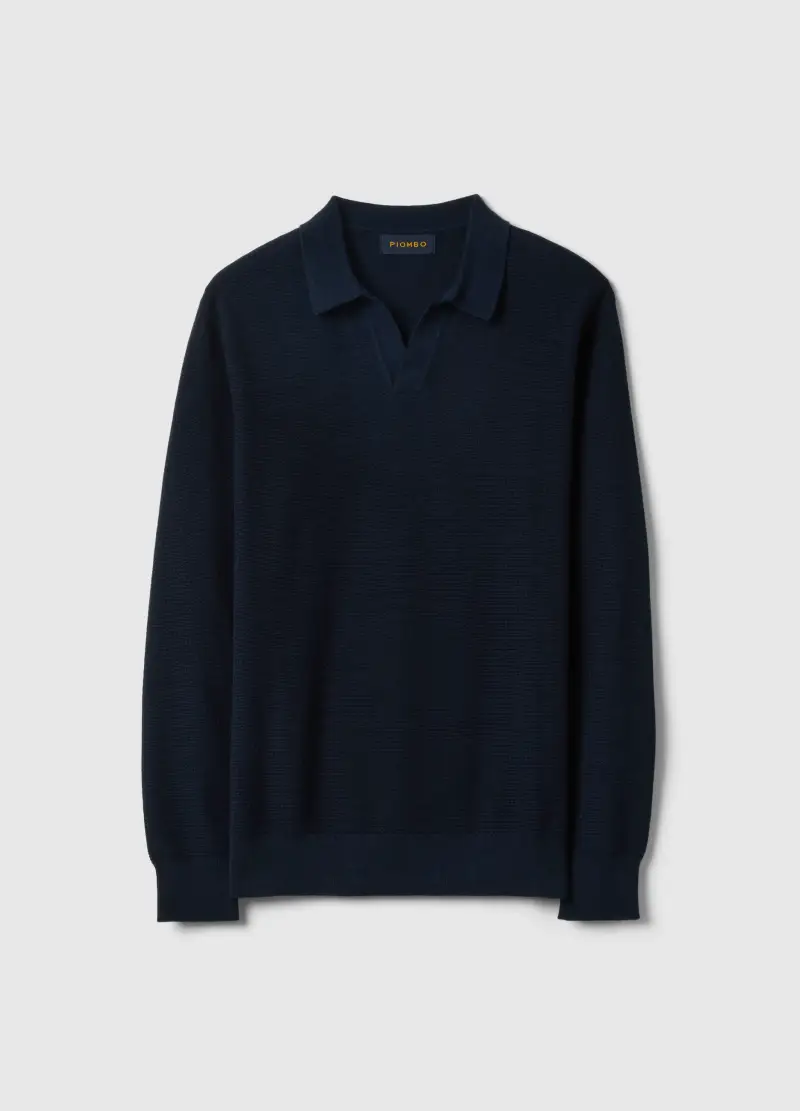 PIOMBO Polo Uomo Blu 4011507