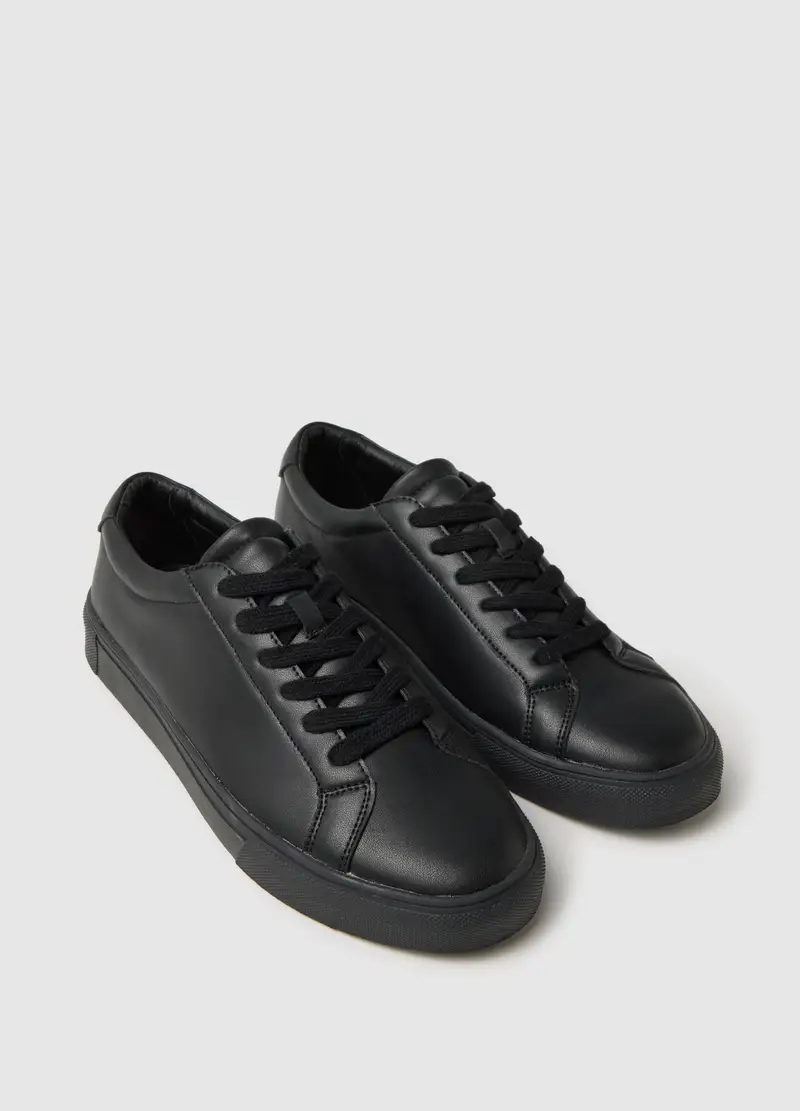 Scarpe Basse Nere Casual, Uomo, Nero miniatura 2