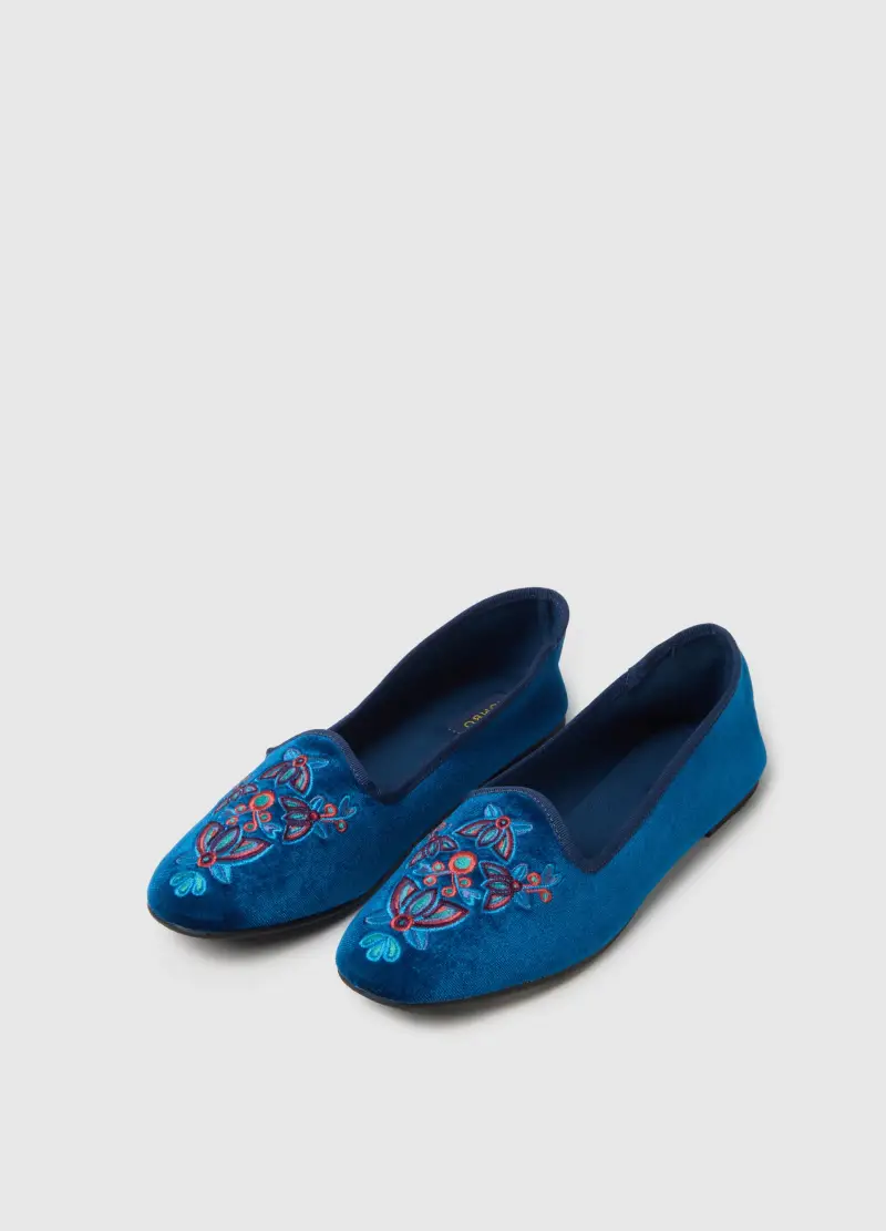 PIOMBO Scarpe friulane Donna Blu 4307093 miniatura 2