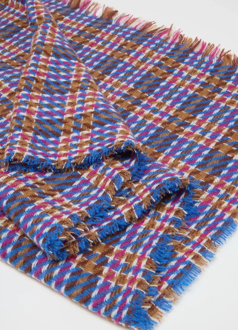 , Sciarpa Multicolor, Donna, Nero miniatura 2