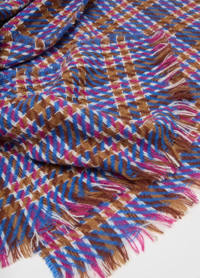 , Sciarpa Multicolor, Donna, Nero miniatura 3