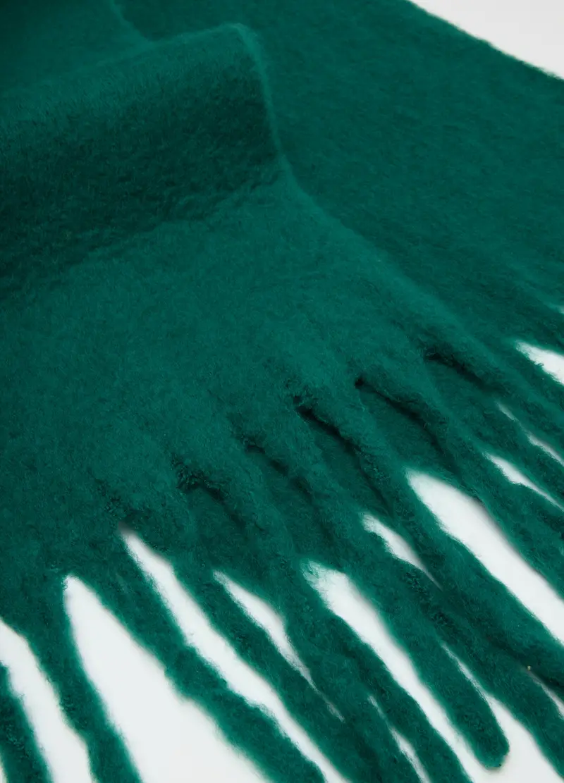 Sciarpa Verde Piombo, Donna, Verde miniatura 2