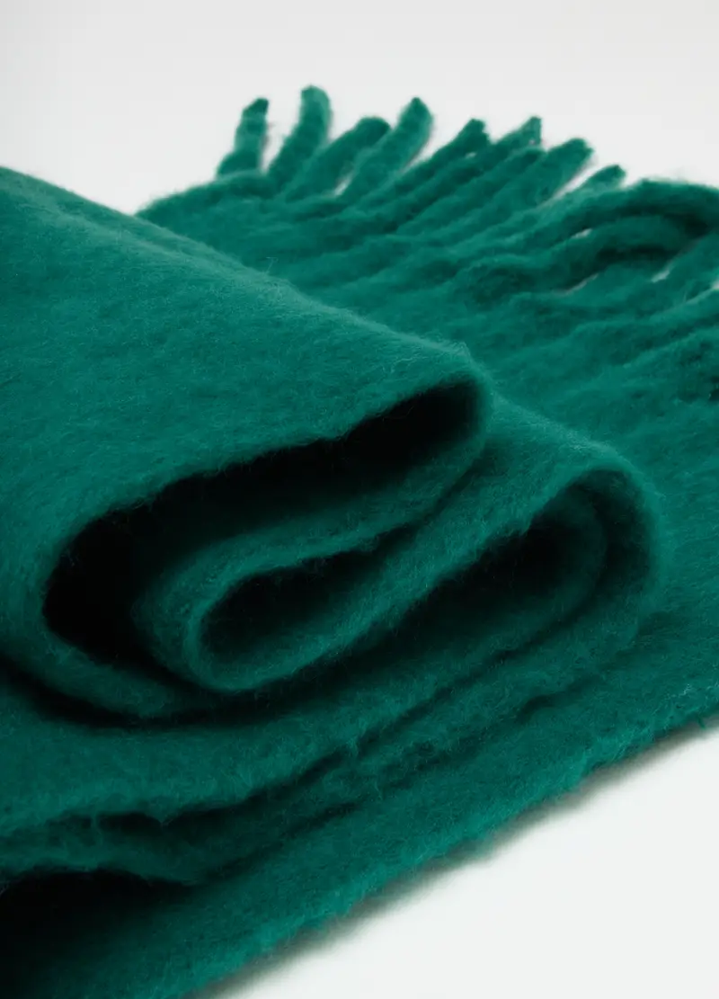 Sciarpa Verde Piombo, Donna, Verde miniatura 3