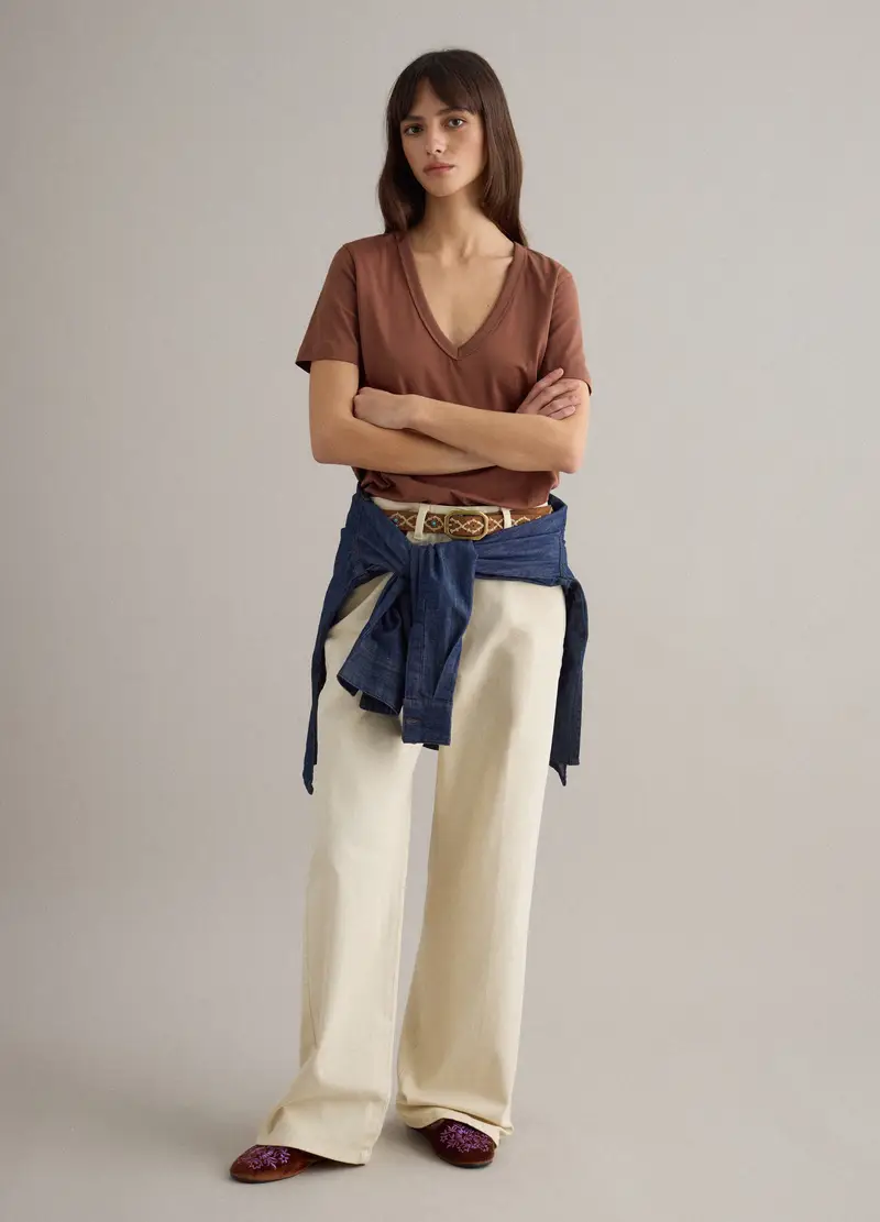 PIOMBO T-shirt Donna Marrone 4329254 miniatura 2