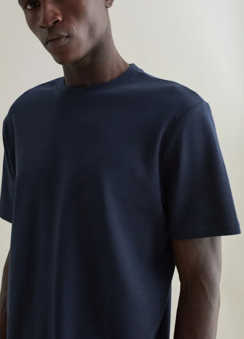 PIOMBO T-shirt Uomo Blu 2735892 miniatura 3