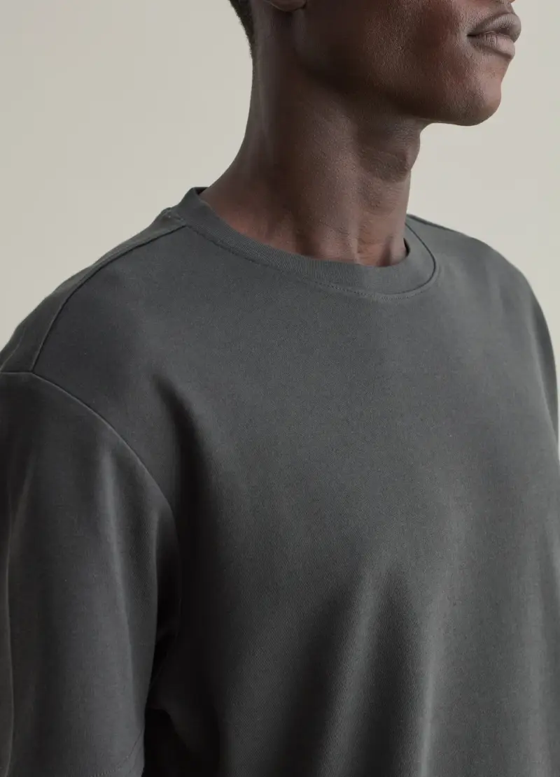 PIOMBO T-shirt Uomo Nero 2735893 miniatura 3