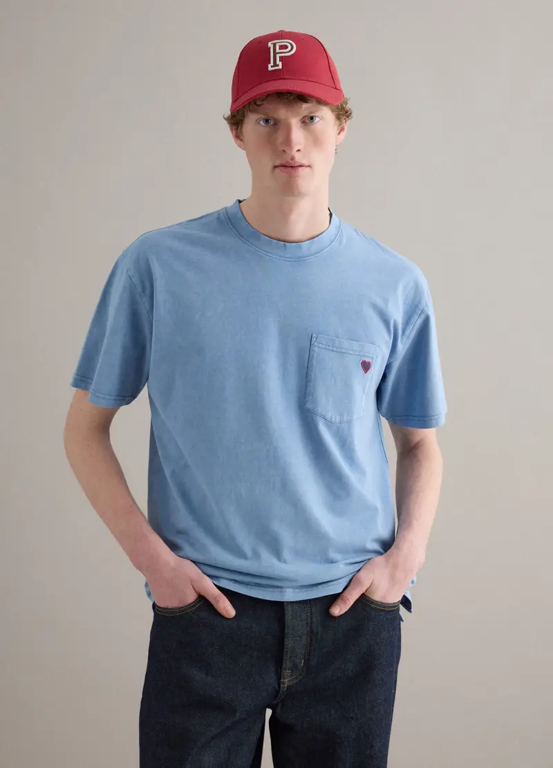 PIOMBO T-shirt Uomo Azzurro 4312424 miniatura 2