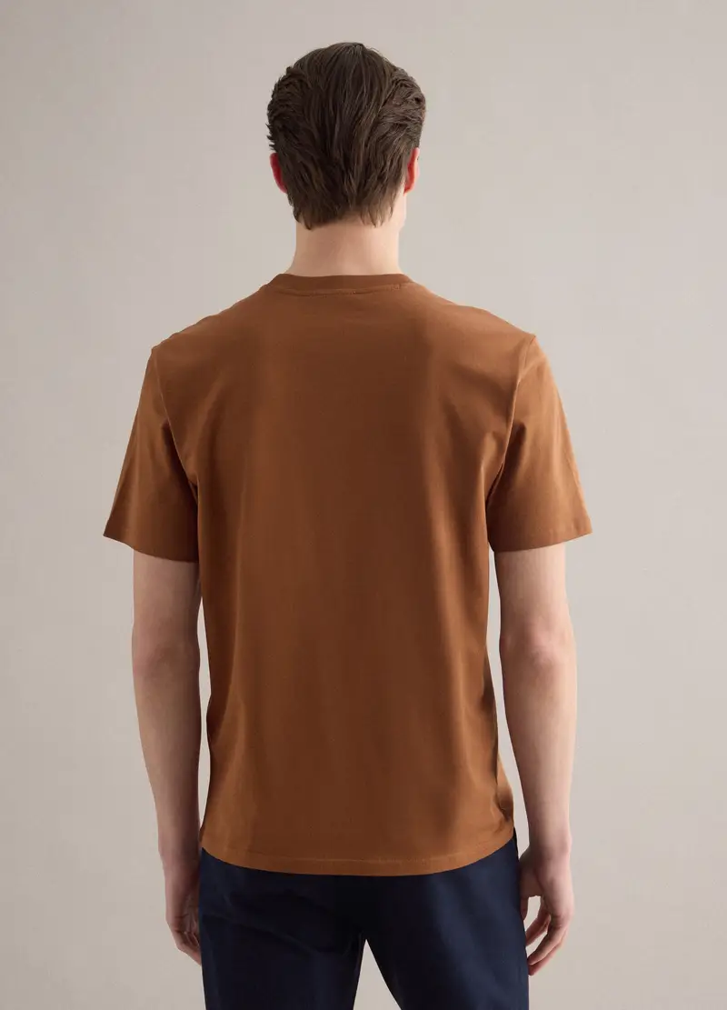 PIOMBO T-shirt Uomo Marrone 4312438 miniatura 3