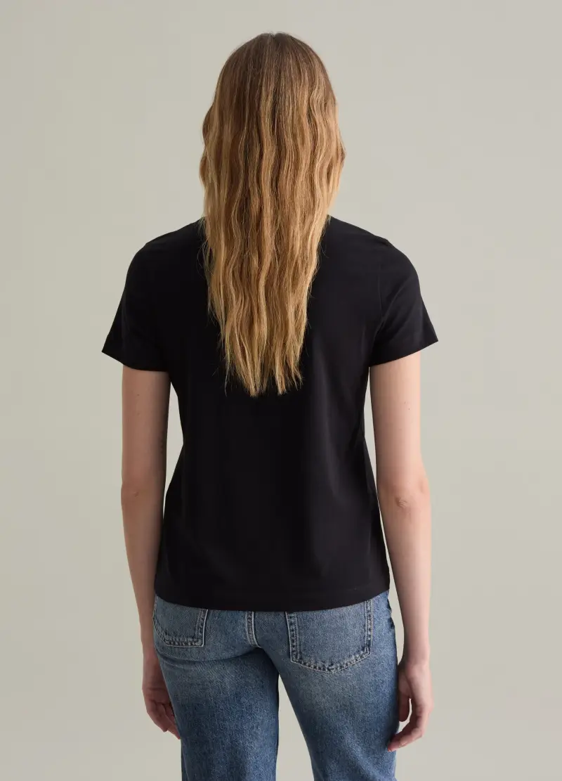 PIOMBO T-shirt Donna Nero 2735658 miniatura 3