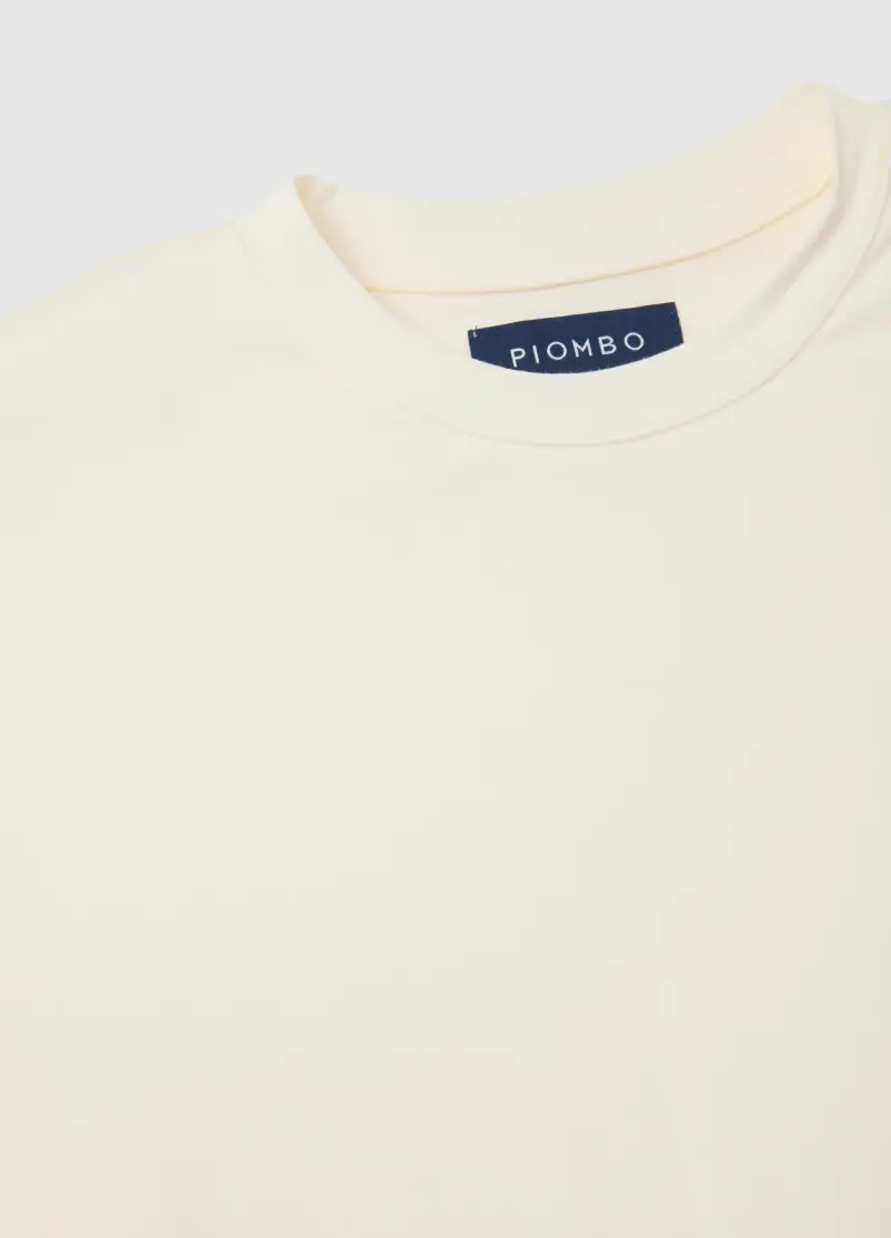 PIOMBO T-shirt Uomo Beige 2701072 miniatura 2