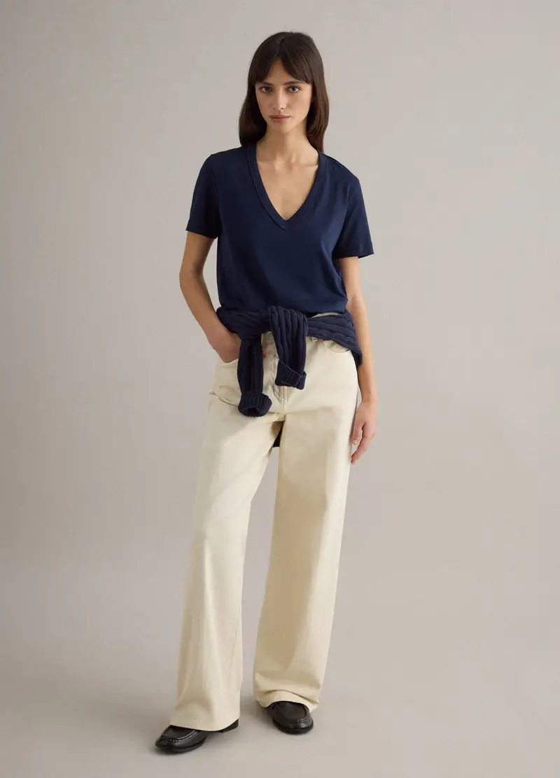 PIOMBO T-shirt Donna Blu 4329253 miniatura 2