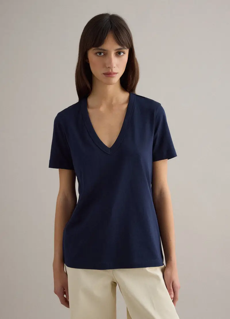 PIOMBO T-shirt Donna Blu 4329253 miniatura 3