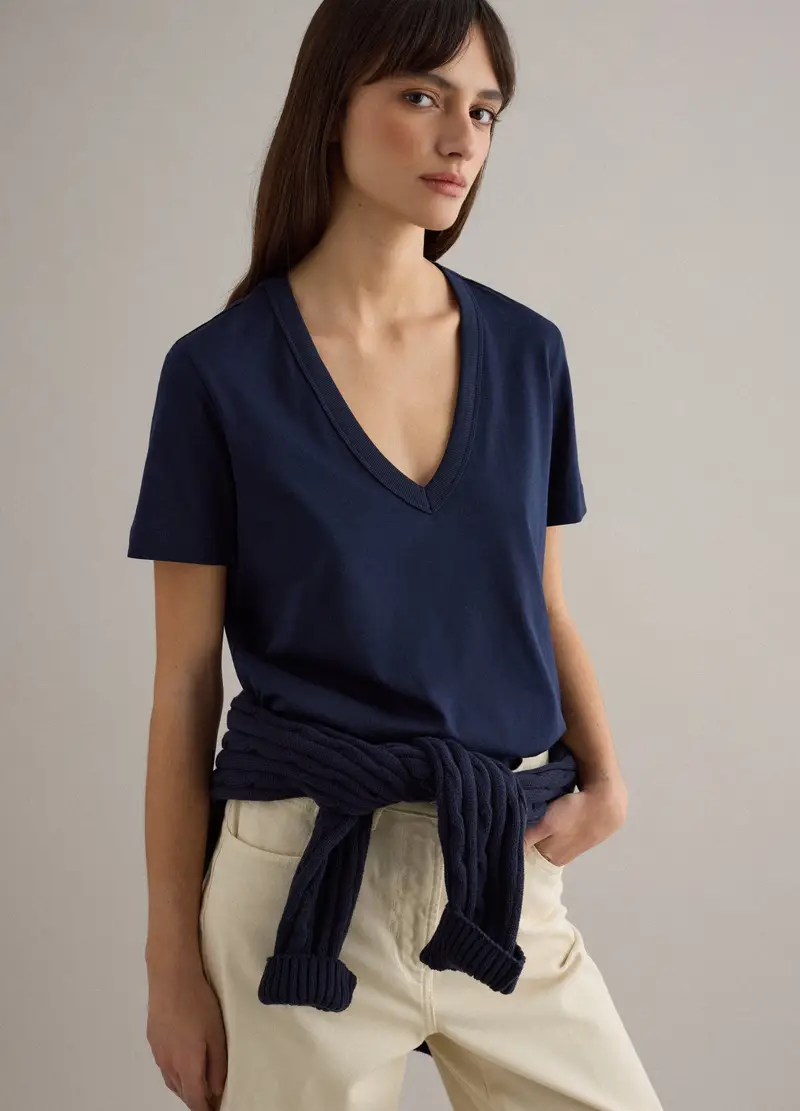 PIOMBO T-shirt Donna Blu 4329253