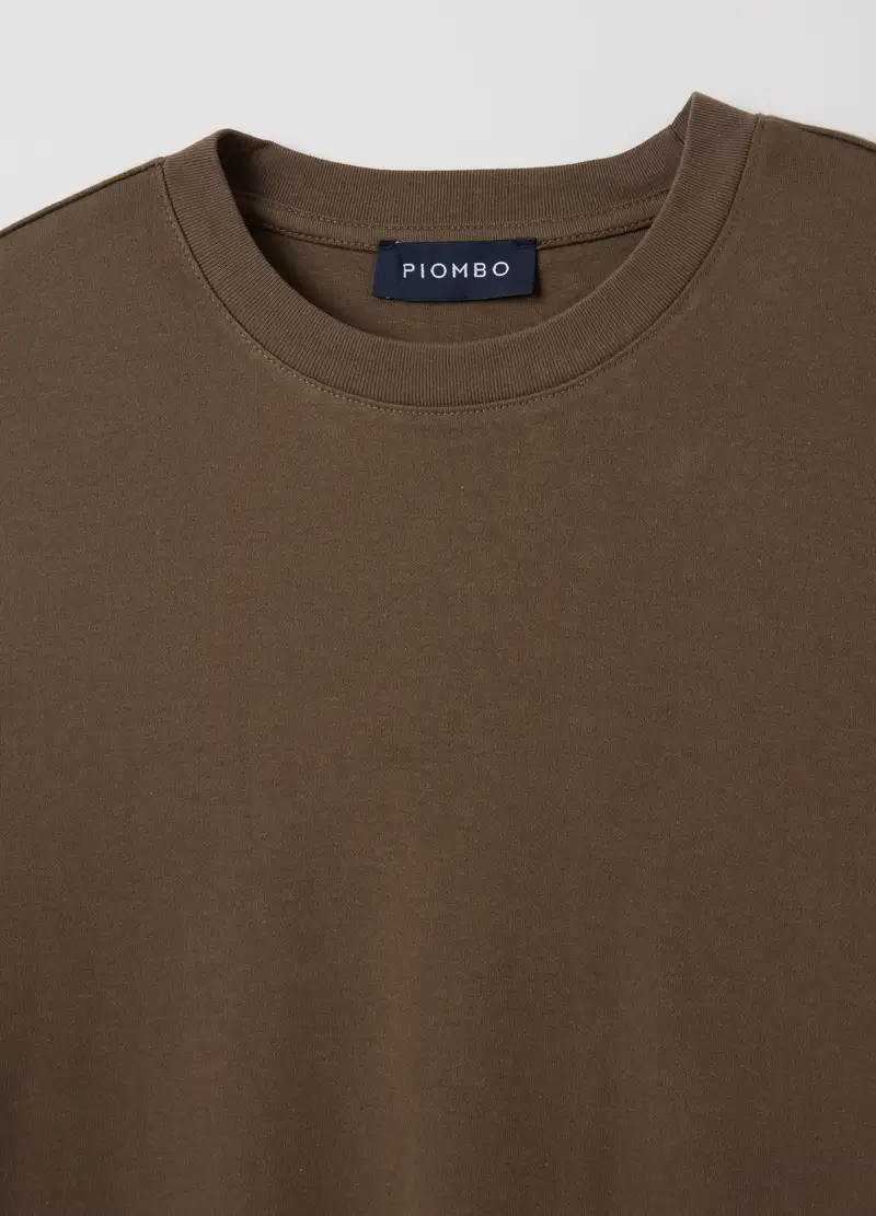 PIOMBO T-shirt Uomo Marrone 2615999 miniatura 2