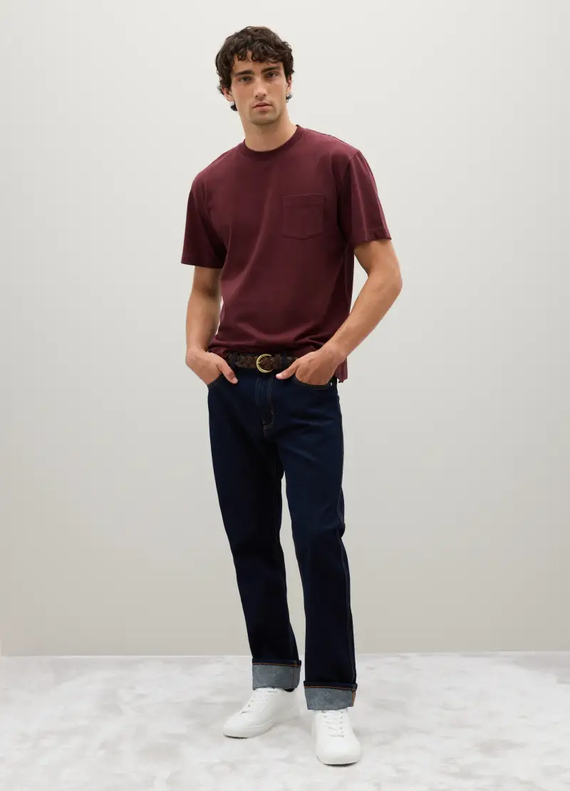 PIOMBO T-shirt Uomo Rosso 4328628 miniatura 2