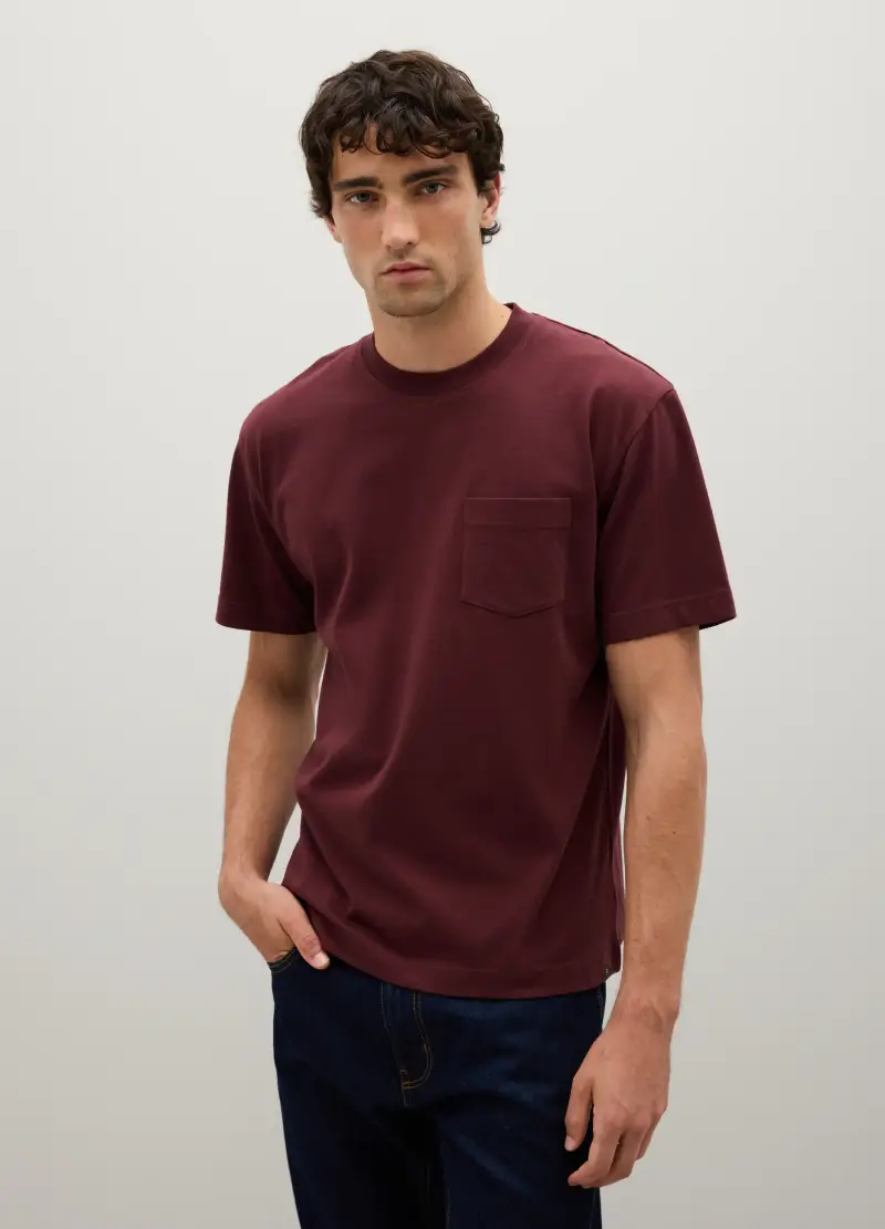 PIOMBO T-shirt Uomo Rosso 4328628 miniatura 3