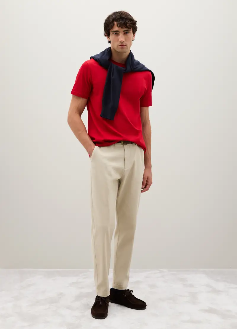 PIOMBO T-shirt Uomo Rosso 4103331 miniatura 2