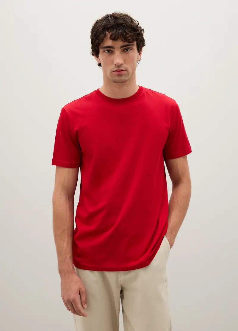 PIOMBO T-shirt Uomo Rosso 4103331 miniatura 3