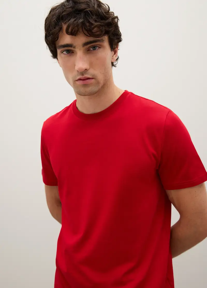 PIOMBO T-shirt Uomo Rosso 4103331