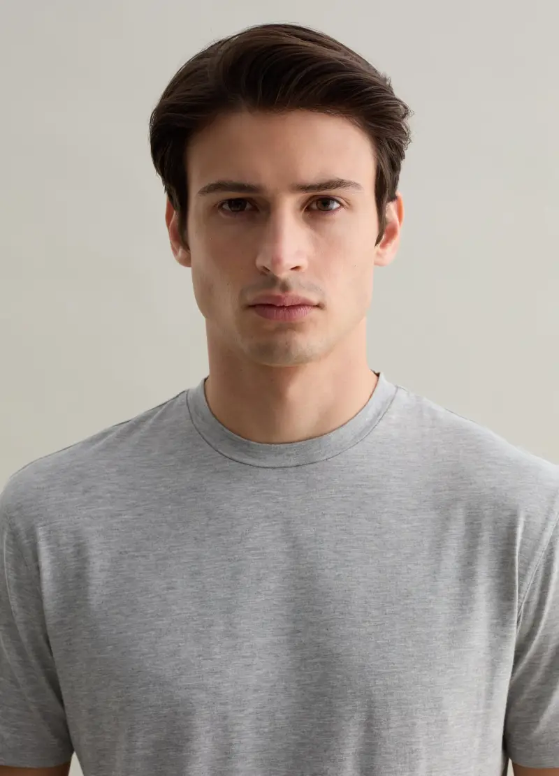 PIOMBO T-shirt Uomo Grigio 2735347 miniatura 3