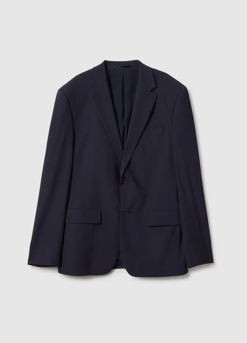 Blazer Blu Slim Fit, Uomo, Blu