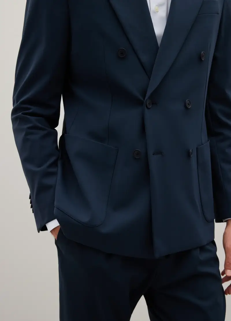 Piombo Tech Blazer Uomo Blu 3245152 miniatura 2