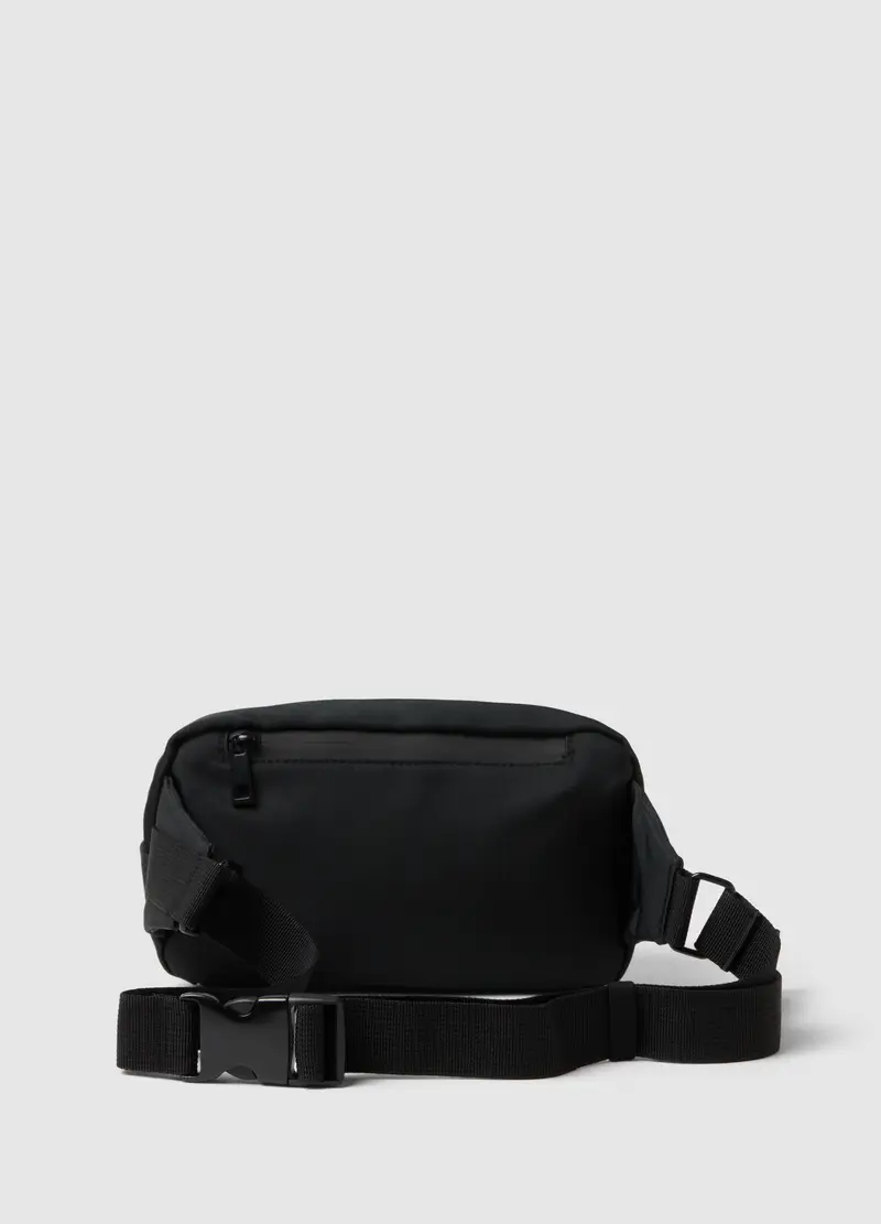 Marsupio Nero Con Cinghia Regolabile, Uomo, Nero miniatura 2