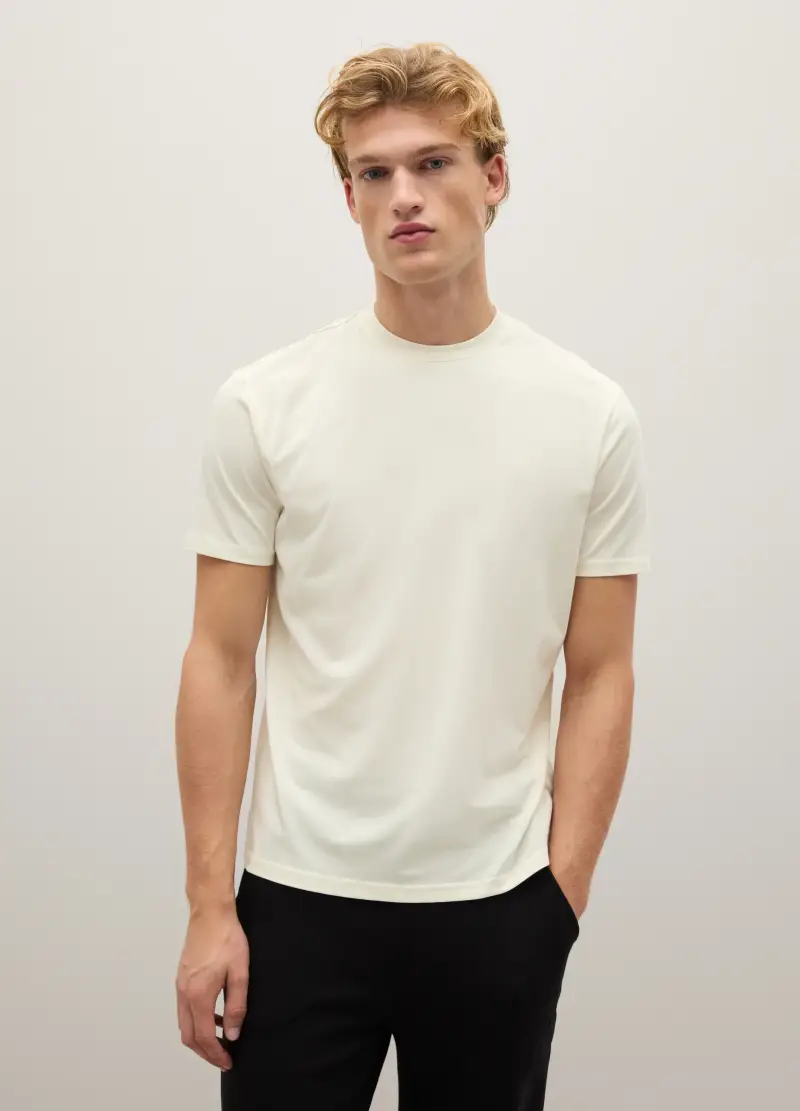 Piombo Tech T-shirt Uomo Beige 4153082 miniatura 3