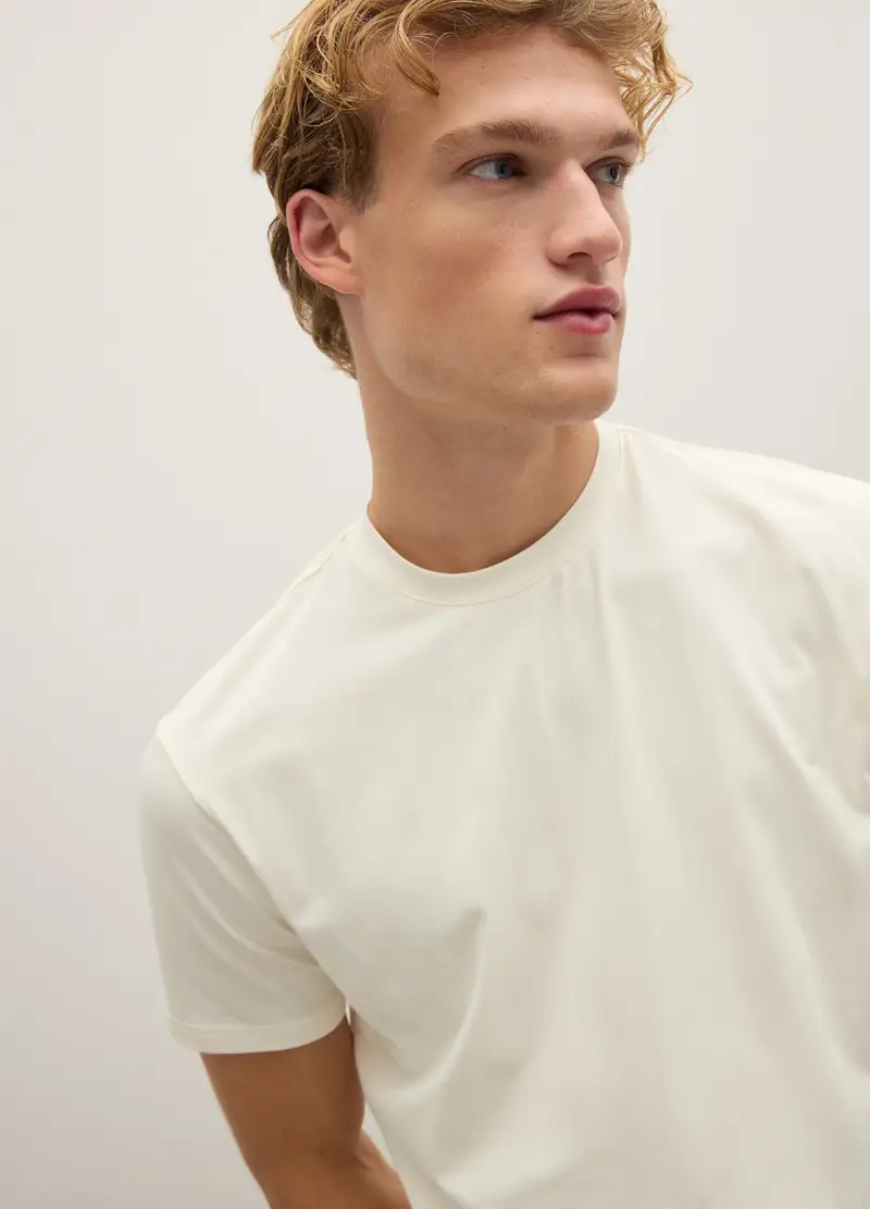 Piombo Tech T-shirt Uomo Beige 4153082