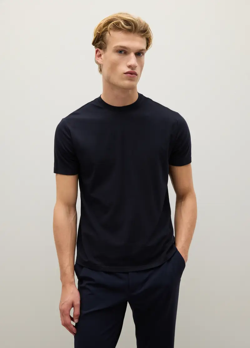 Piombo Tech T-shirt Uomo Blu 4328847 miniatura 3