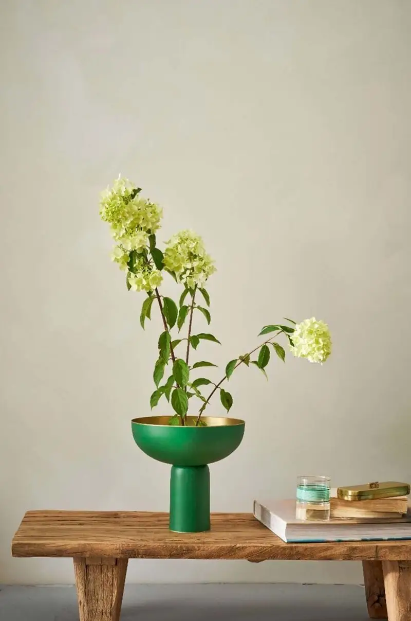 ciotola decorativa Metal Matt Green Verde miniatura 3