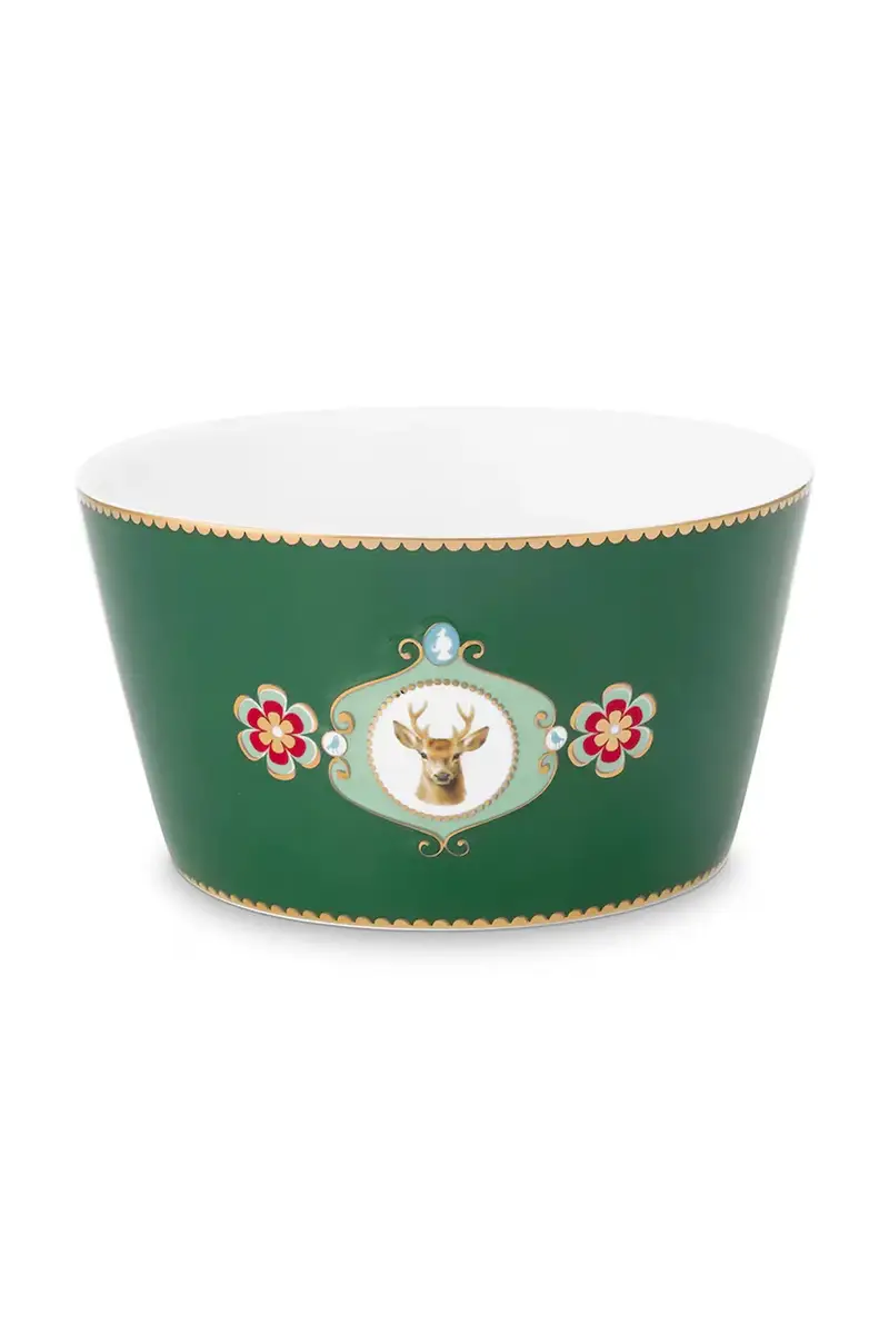 ciotolla Love Birds Medallion 15 cm colore verde miniatura 2