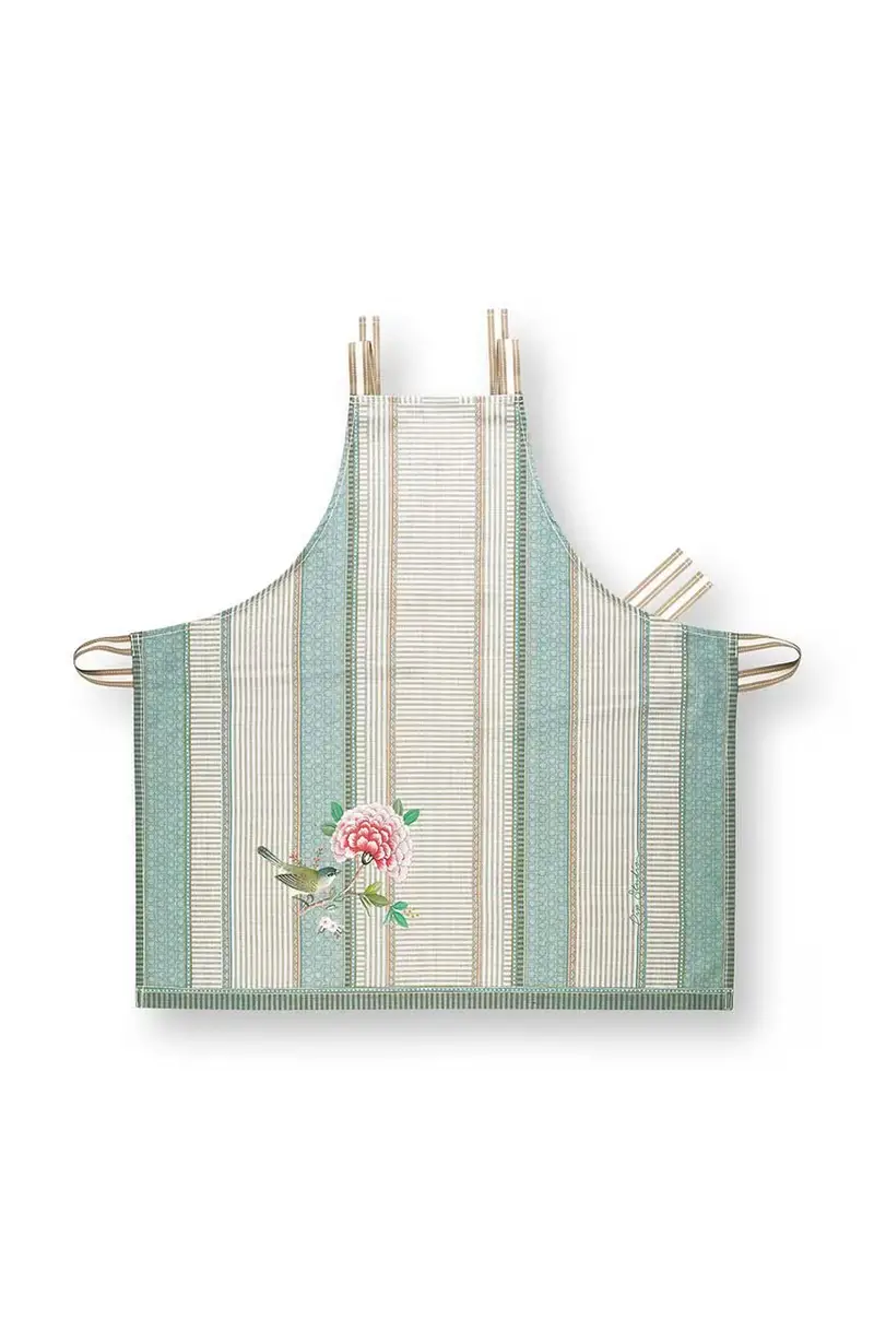 grembiule in cotone Blushing Birds Multicolore