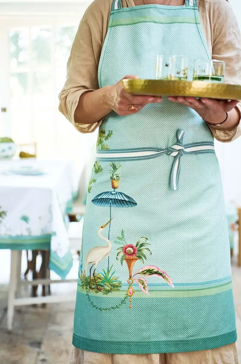 grembiule in cotone Jolie Heron Multicolore miniatura 3