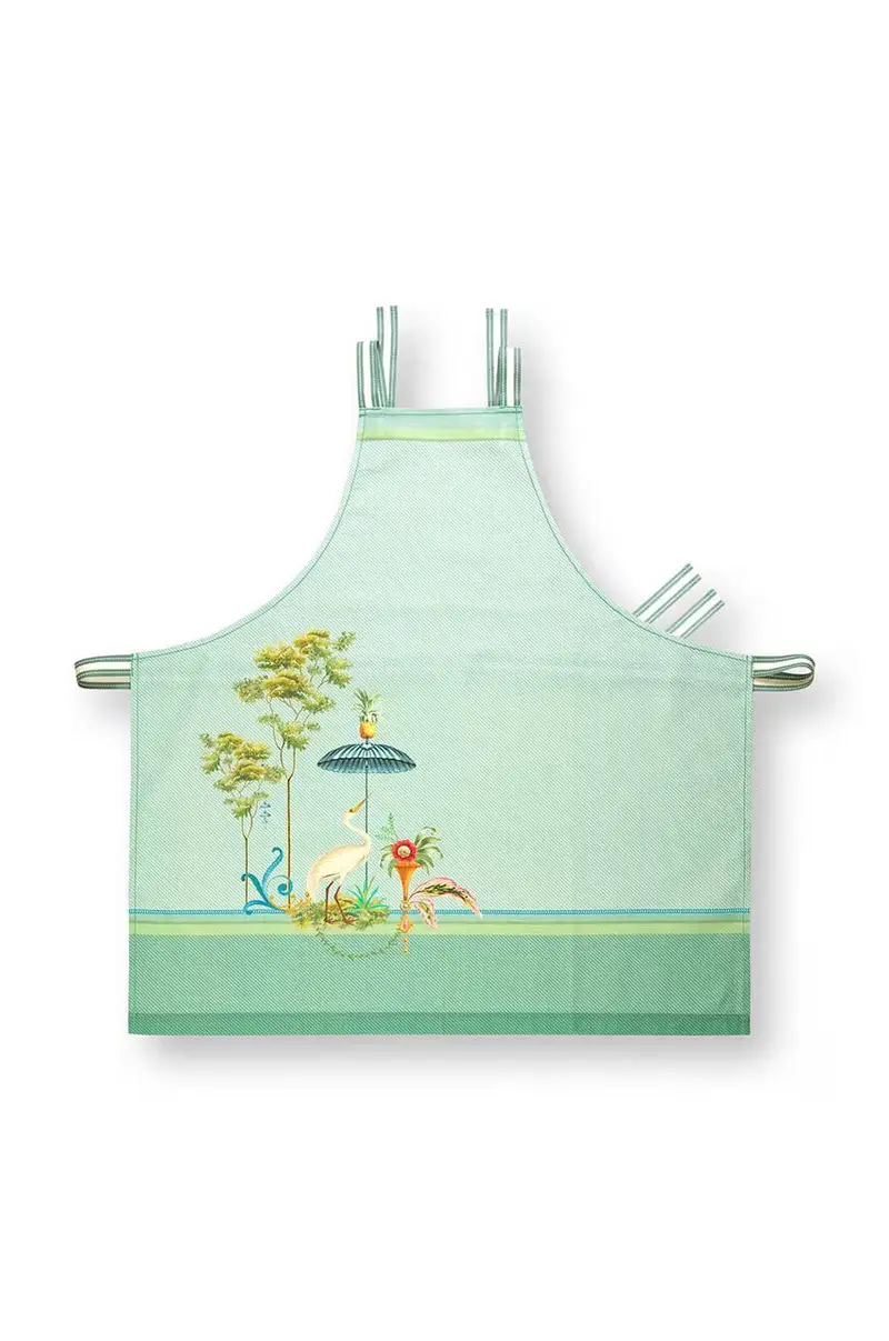 grembiule in cotone Jolie Heron Multicolore