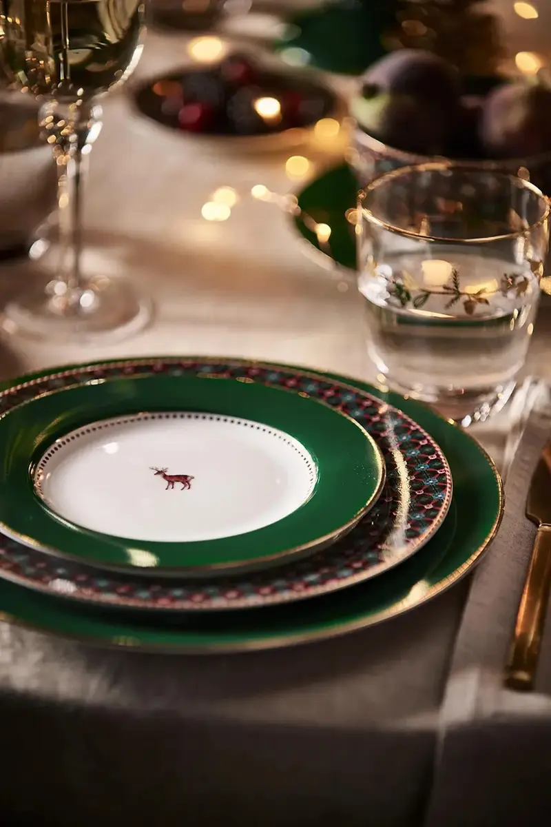 set piatti Birds Dark Green pacco da 6 Multicolore miniatura 4