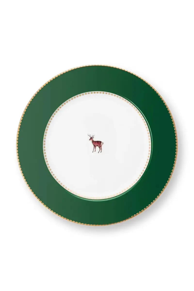 set piatti Birds Dark Green pacco da 6 Multicolore