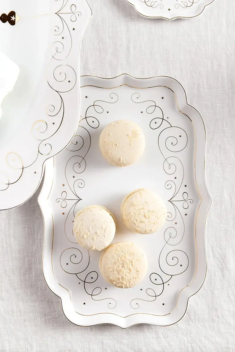 set piatti Royal Winter pacco da 6 Bianco miniatura 3