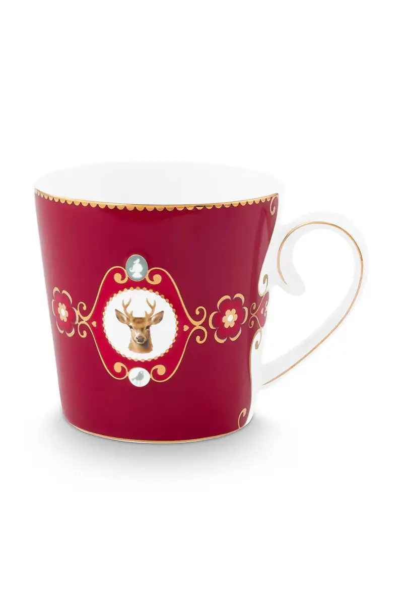 tazza Love Birds Medallion 300 ml colore rosso