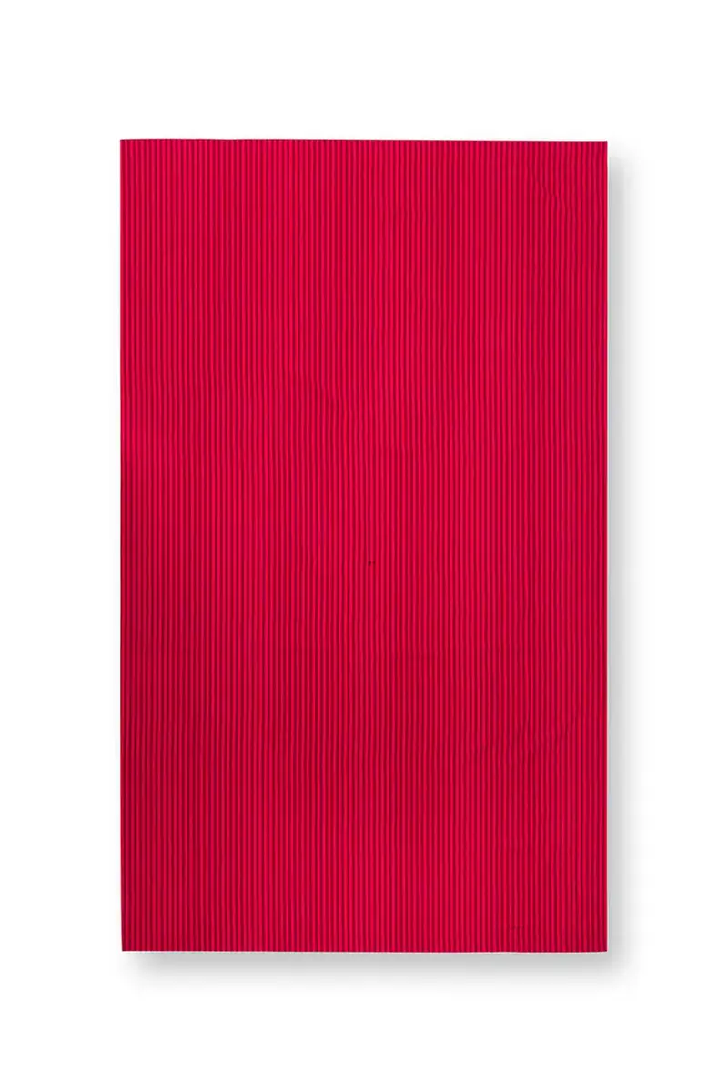 tovaglia in cotone Stripes Dark Red 180 x 300 cm colore rosso miniatura 2