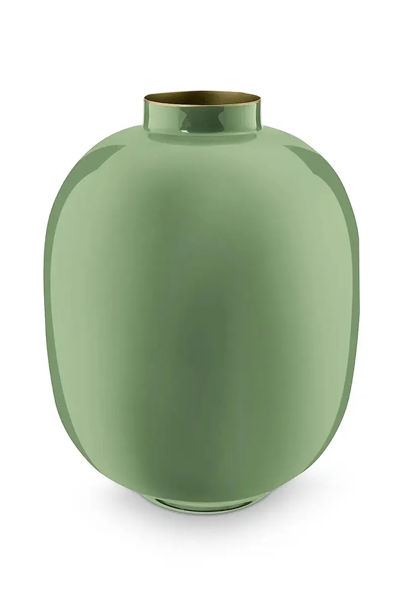 vaso decorativo Metal Mid Green Verde