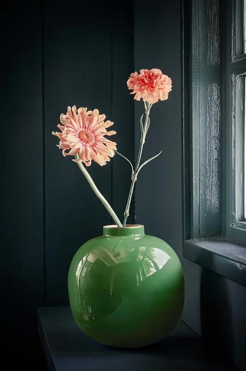 vaso decorativo Verde miniatura 3