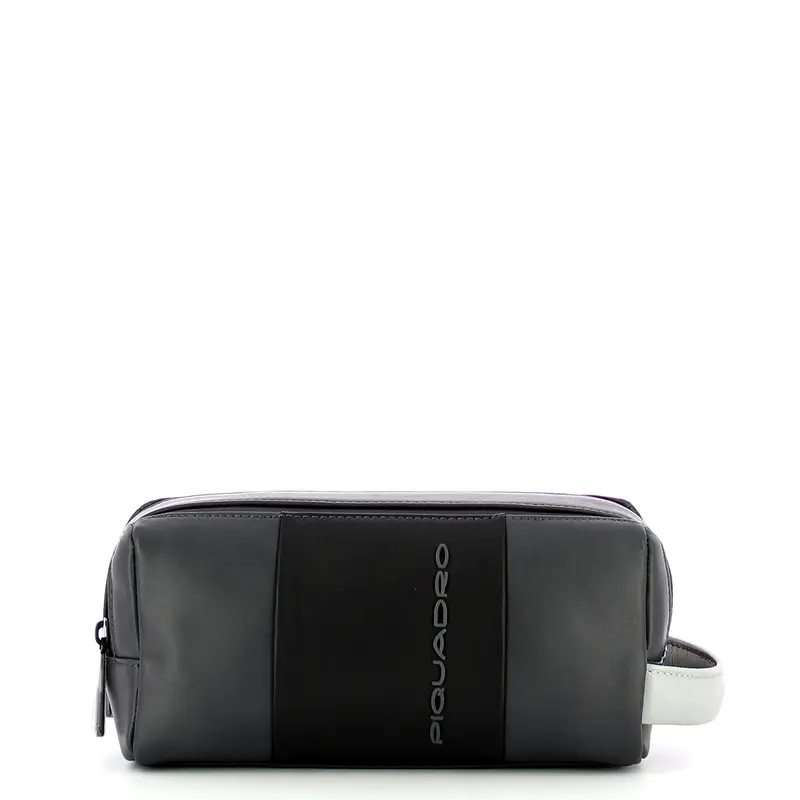 BEAUTY BASICO IN PELLE GRN GRIGIO/NERO BY3880UB00