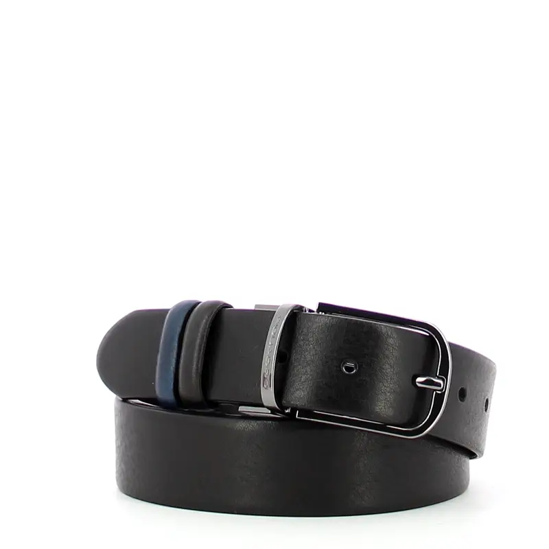 Piquadro Cintura Uomo Reversibile Con Fibbia Ad Ardig. Cu4877b3/Nblu2 Nero/Blu2