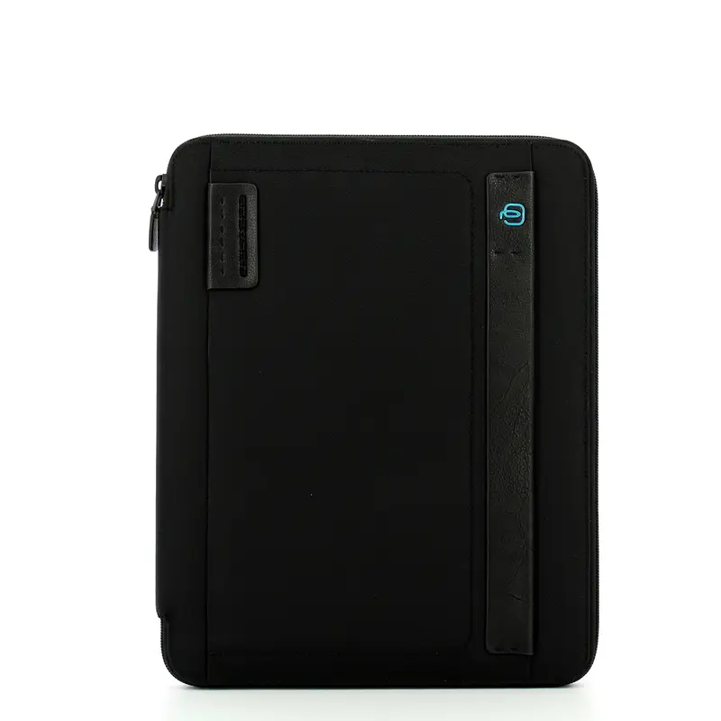 PORTABLOCCO IN TESSUTO/PELLE CHEV NERO PB2830P16