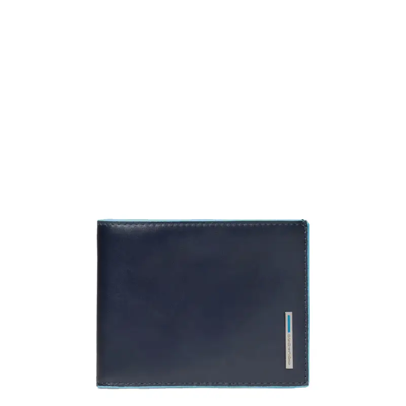 PORTF. UOMO CON 12 FESSURE PORTA CARTE BLU2 BLU2 PU1241B2R